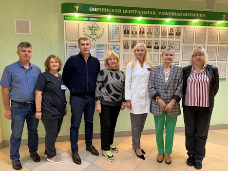 Группа главных внештатных специалистов главного управления здравоохранения прибыла в Ошмянскую ЦРБ